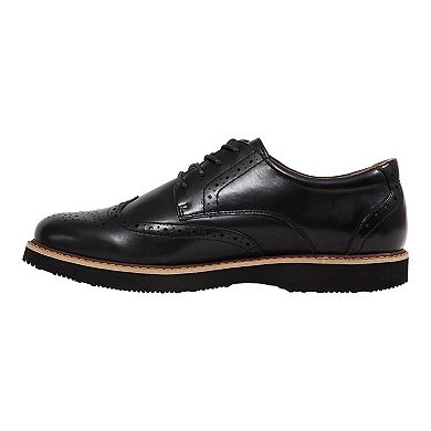 Deer Stags Walkmaster Men's Water Resistant Wingtip Dress Shoes