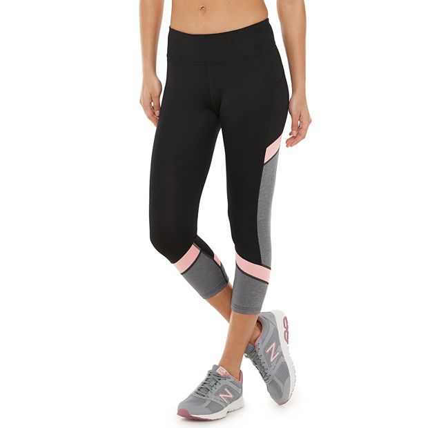 Petite Tek Gear® Colorblock Capri Leggings