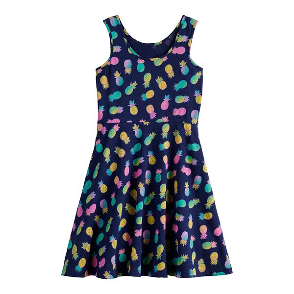 Girls 4-12 Jumping Beans® Print Skater Dress