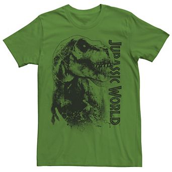 Men's Jurassic World T-Rex Close-Up Portrait Graphic Tee