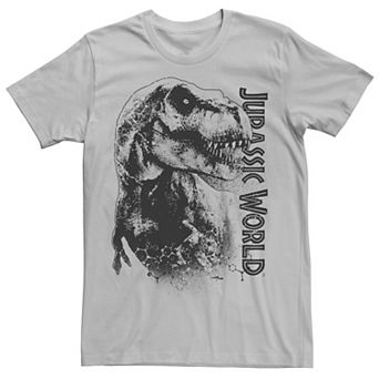 Men's Jurassic World T-Rex Close-Up Portrait Graphic Tee