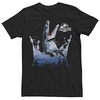 Men's Jurassic World Aquatic Dinosaur Splash Graphic Tee