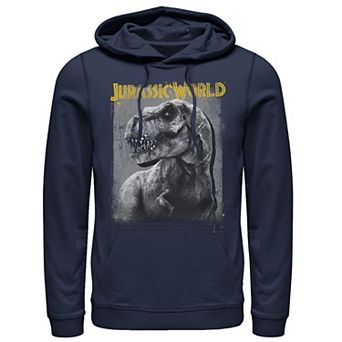 Men's Jurassic World T-Rex Profile Shading Graphic Pullover Hoodie
