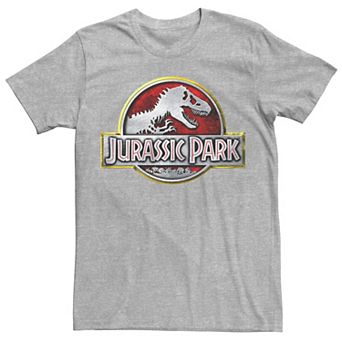 Mens Jurassic Park Chrome Logo Tee