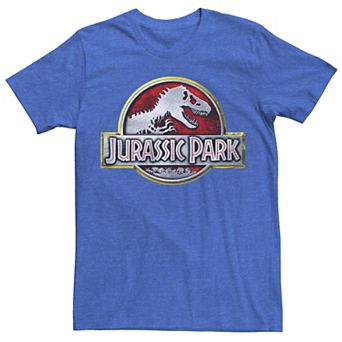 Mens Jurassic Park Chrome Logo Tee