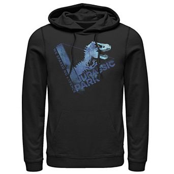 Men's Jurassic Park We Spared No Expense Blue Mist Pullover Hoodie
