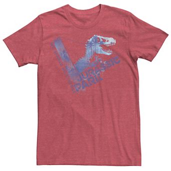 Men's Jurassic Park We Spared No Expense Blue Mist Tee