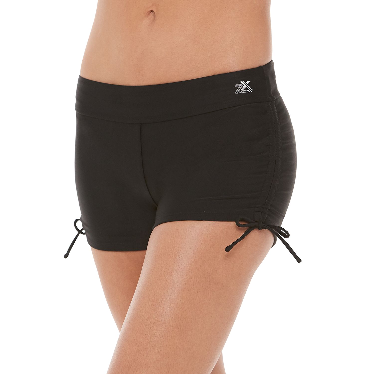 women's boy cut swim shorts