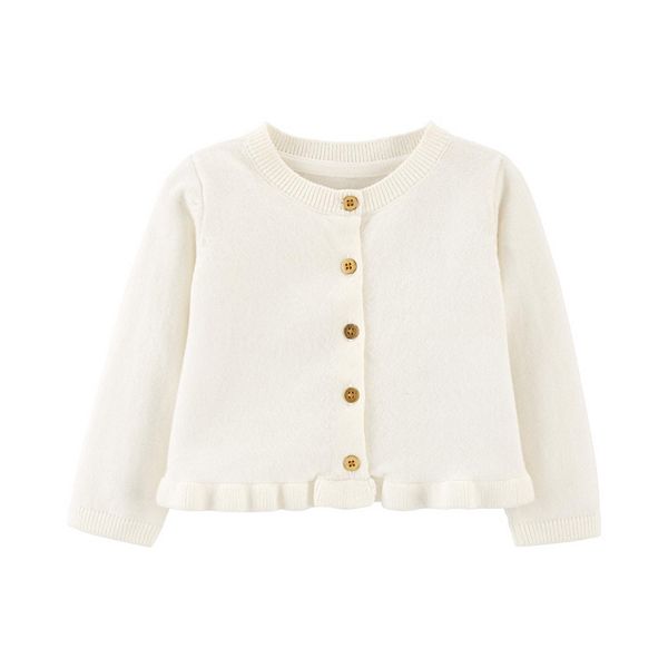 Carters white sale cardigan