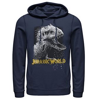 Men's Jurassic World Indominus Rex Profile View Graphic Pullover Hoodie