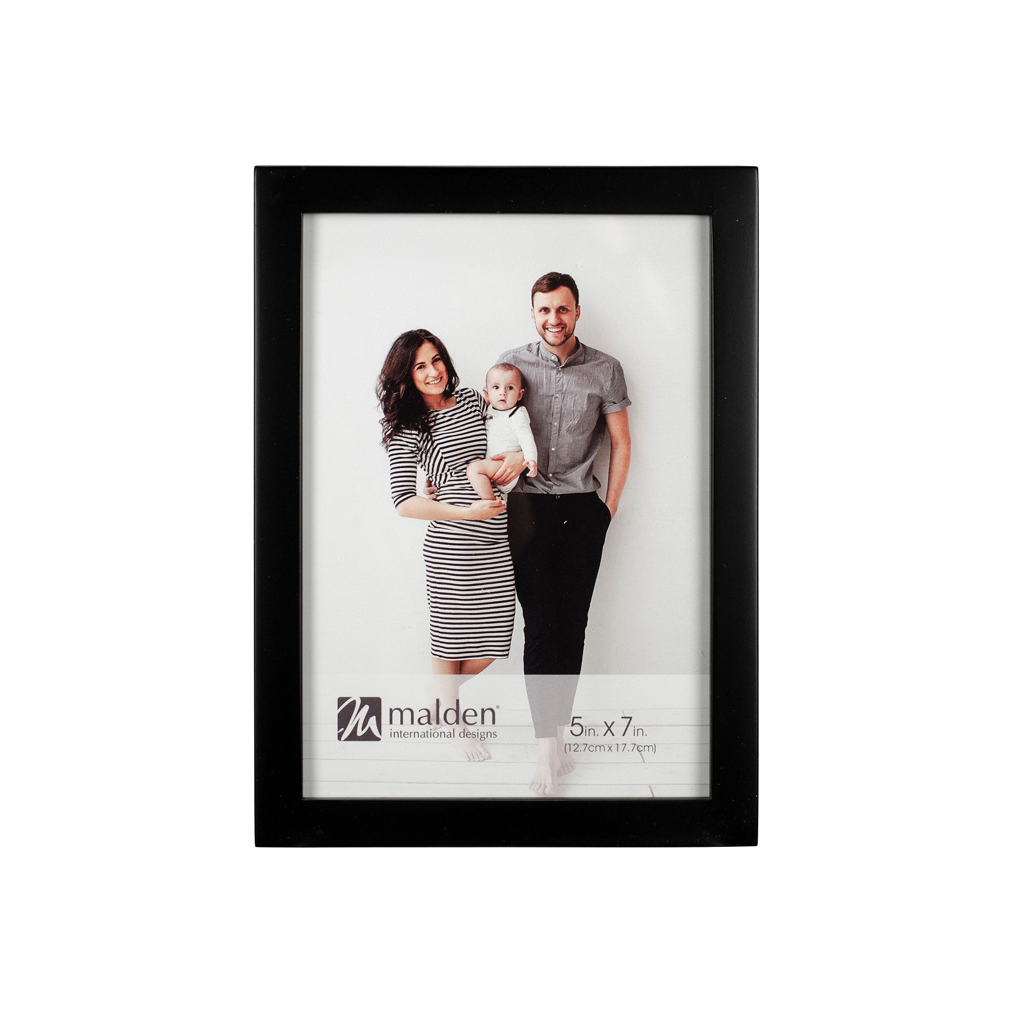 Malden Thin Linear Frame, Black