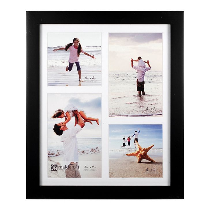 Malden Linear 4-opening Matted Collage Frame