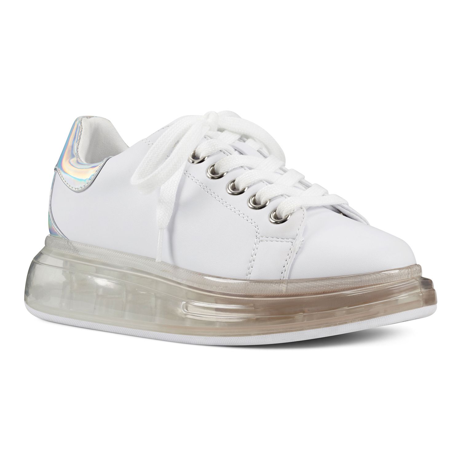 nine west white sneakers