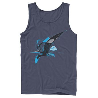 Men's Jurassic World Pterodactyl Geometric Poly Graphic Tank Top