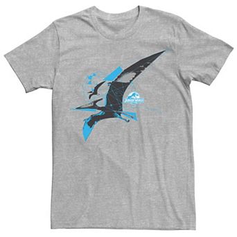 Men's Jurassic World Pterodactyl Geometric Poly Graphic Tee
