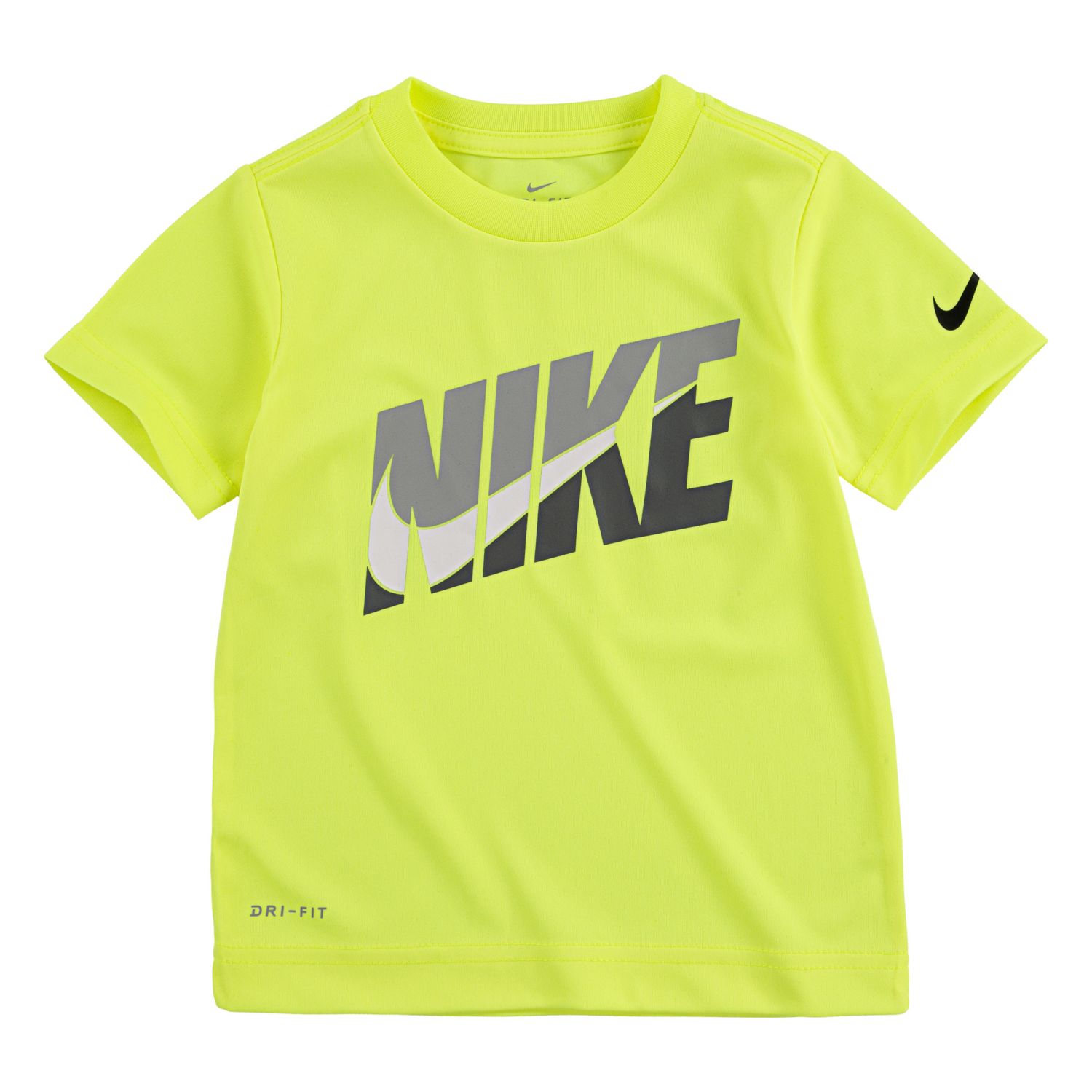 lime green nike toddler shirt