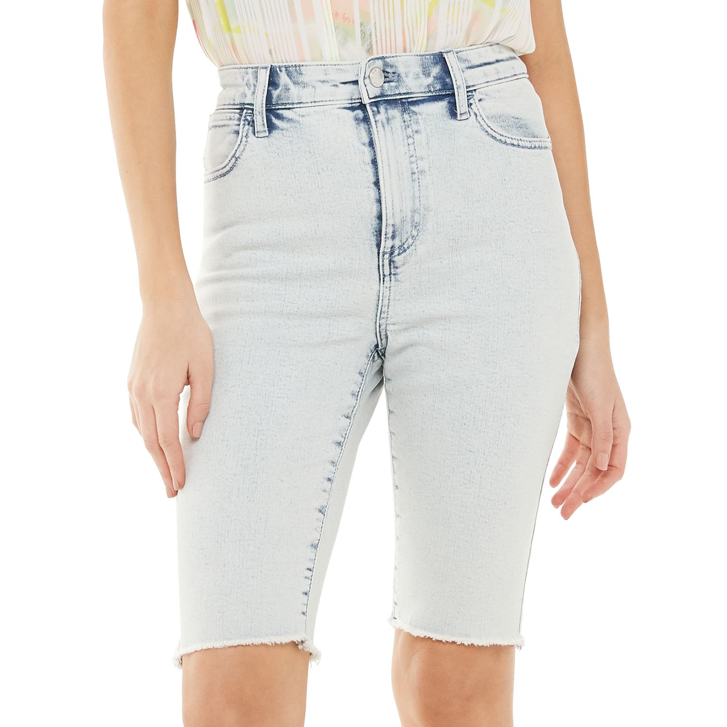 high rise bermuda shorts