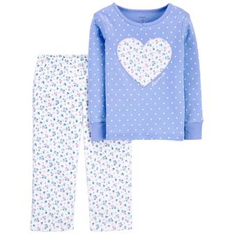 Toddler Girl Carter's Hearts Pajama Set