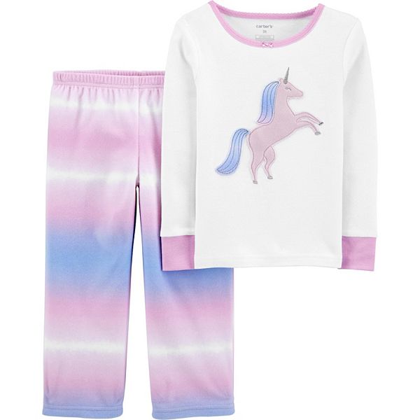 Toddler Girl Carter's 2-Piece Unicorn Pajamas
