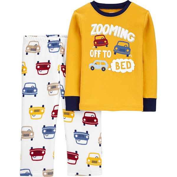 Toddler Boy Carter's 2Piece Fleece & Snug Fit Cotton Pajamas Set
