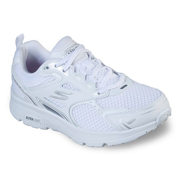 Skechers® GOrun Consistent Women's Athletic Shoes - White Silver (9)