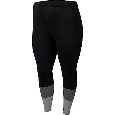 Plus Size Nike Colorblock Varsity Leggings