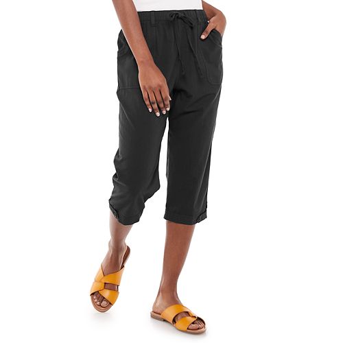 Women's Gloria Vanderbilt Blair Stepped Hem Capri Pants