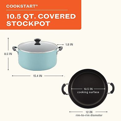 Farberware 10.5-qt. Aluminum Nonstick Stockpot