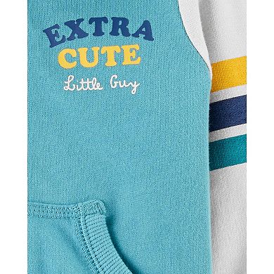 Baby Boy Carter's 3-Piece Striped Little Jacket, Bodysuit & Pants Set