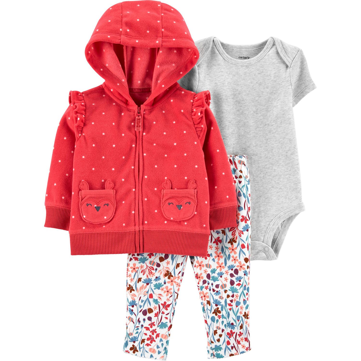 baby one piece fleece outerwear