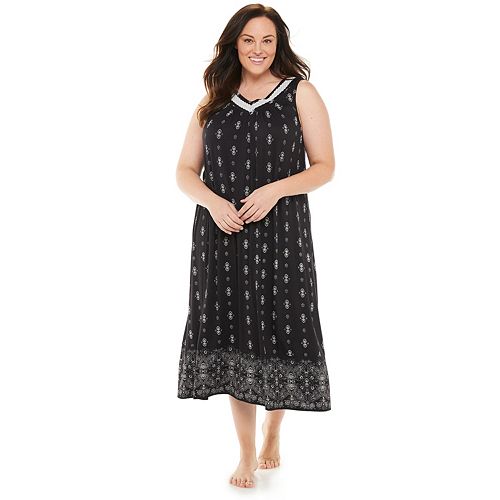 Kohl's croft and discount barrow plus size nightgowns