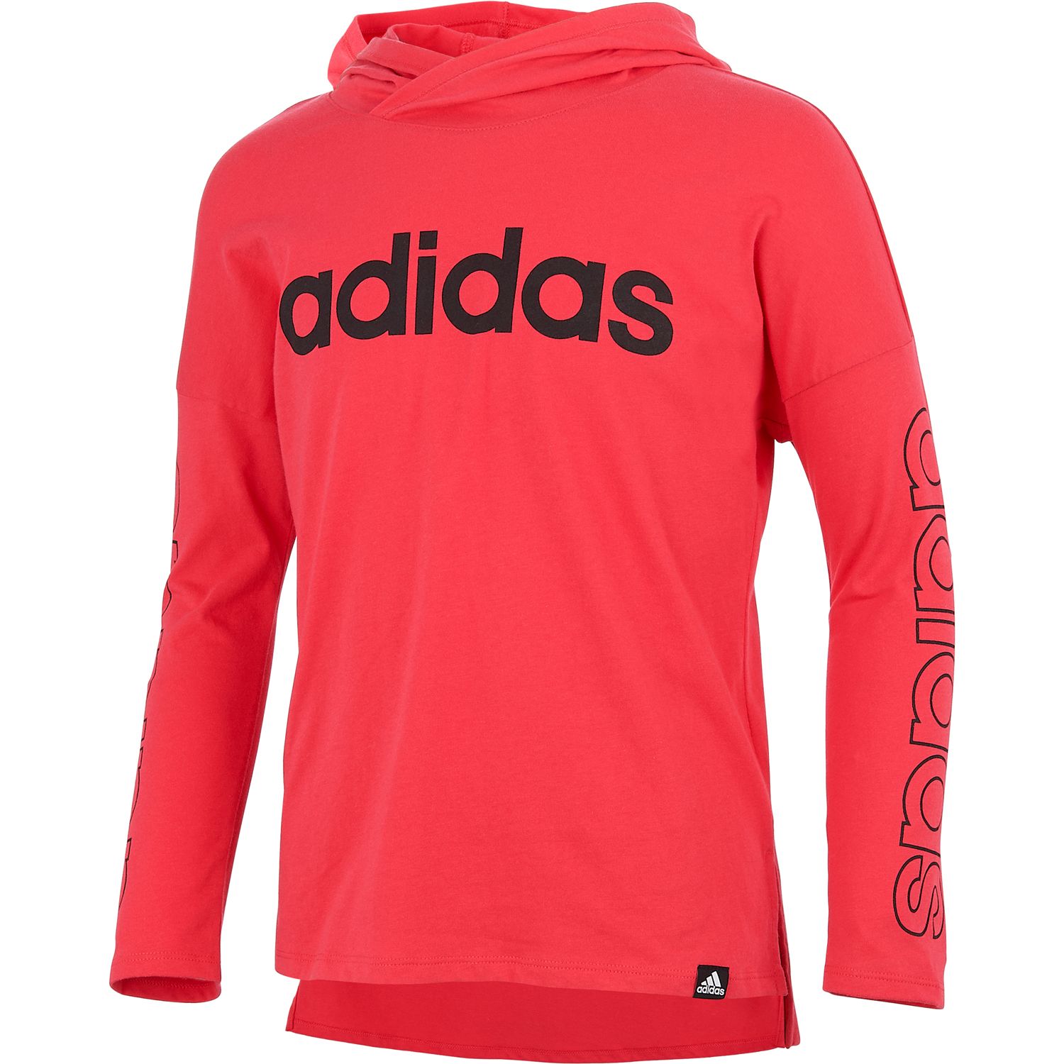 adidas hooded tee