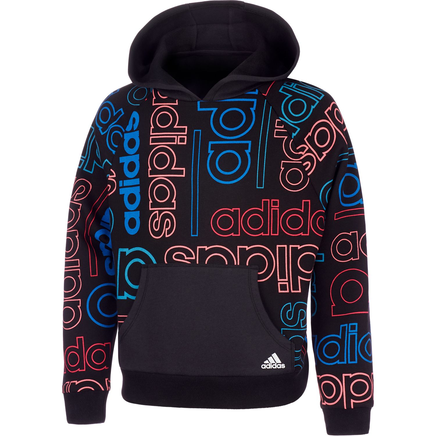 adidas originals large linear overhead hoodie
