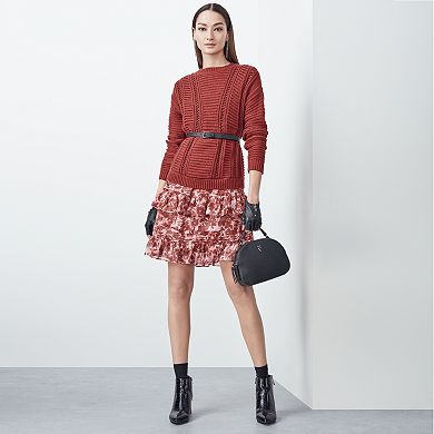 Women's Simply Vera Vera Wang Ruffle Wrap Dress