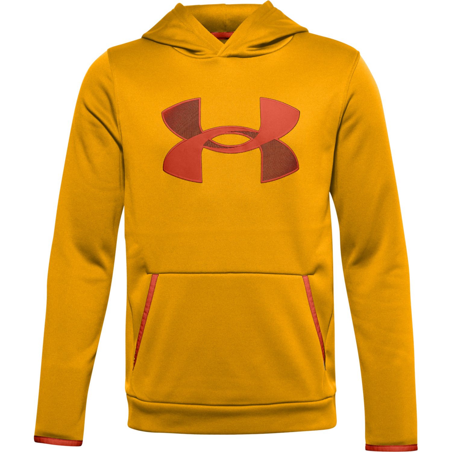 under armour hoodie yellow kids