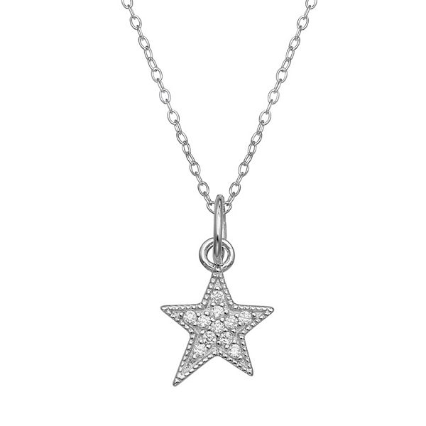 Silver Star Necklace