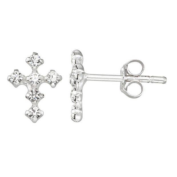 Kohls cross sale earrings