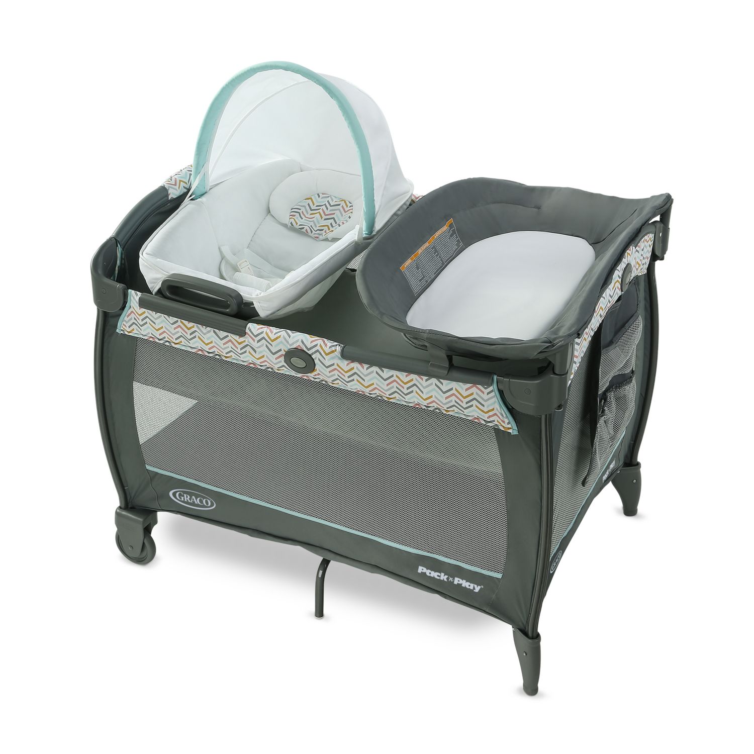 graco pack and play twin bassinet