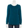 Women's Sonoma Goods For Life® Trellis Raglan-Sleeve Sweater
