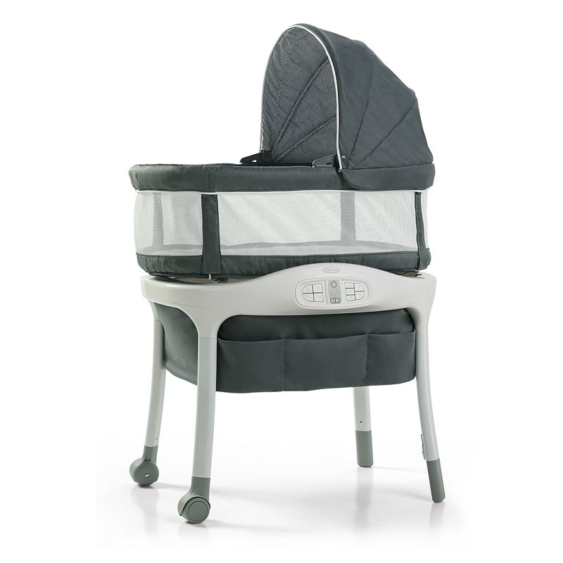 Graco Sense2Snooze Bassinet with Cry Detection Technology, Multicolor