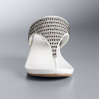 Simply Vera Vera Wang Grebe Women's Wedge Sandals