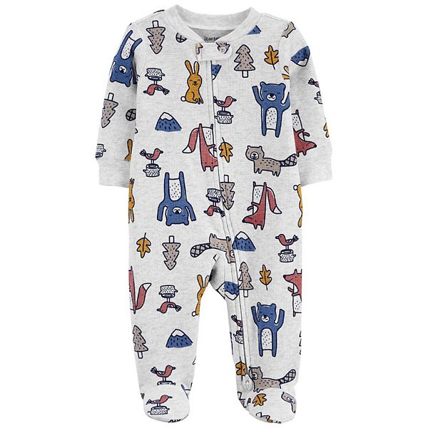 Baby Boy Carter's Animals 2Way Zip Sleep & Play