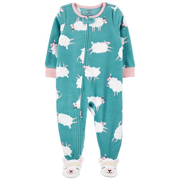 Toddler Carter's Sheep Fleece Footed Pajamas