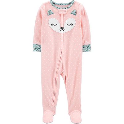 Girl footed pajamas sale