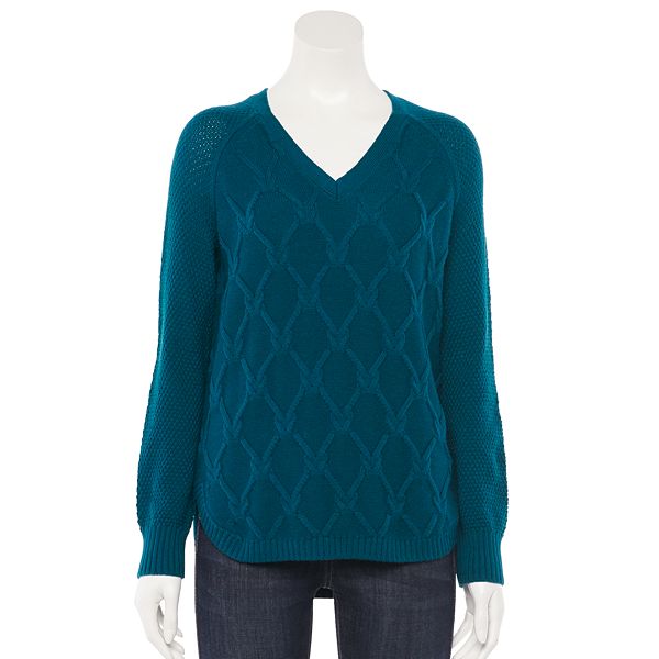 Women's Sonoma Goods For Life® Diamond Cable Sweater