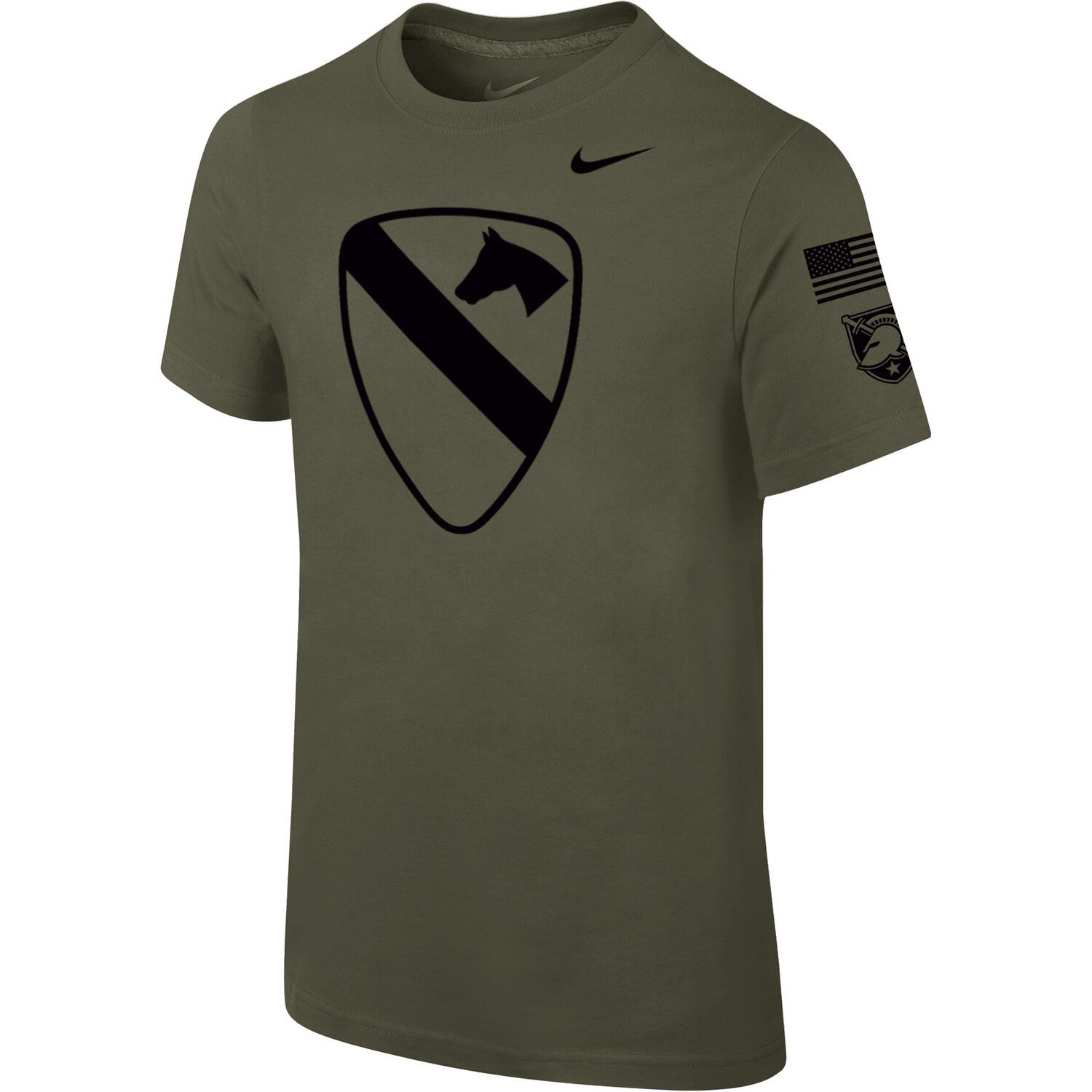 nike army green shirt