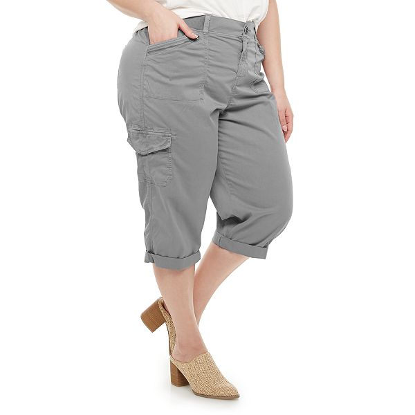 Plus Size EVRI™ Utility Capri Pants