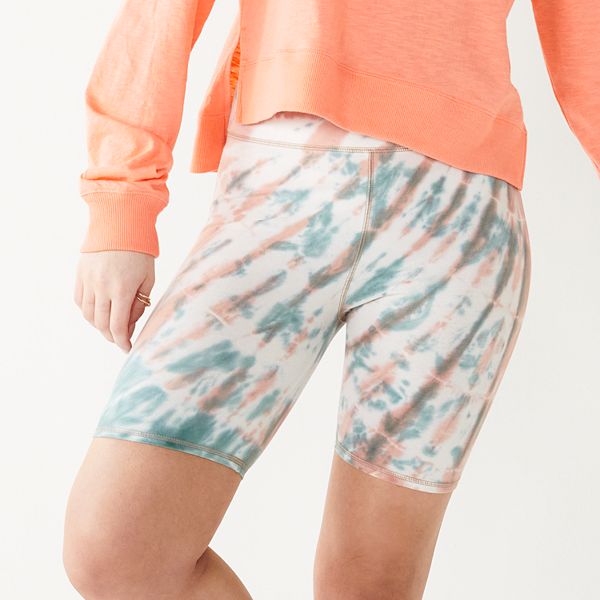 Biker on sale shorts kohls