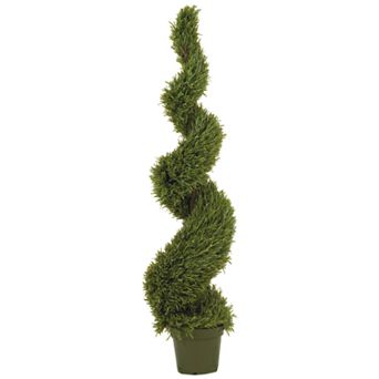nearly natural 5-ft. Silk Spiral Rosemary Tree