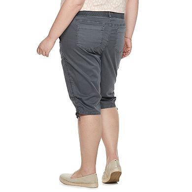 Plus Size EVRI Utility Bermuda Shorts